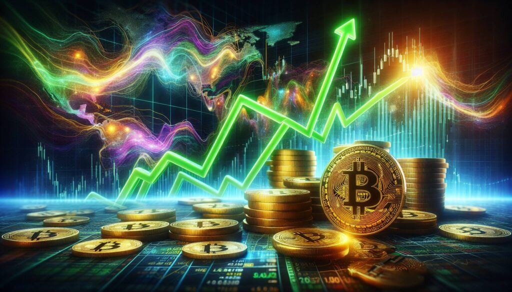 Bitcoin's rise amid market shifts and volatility