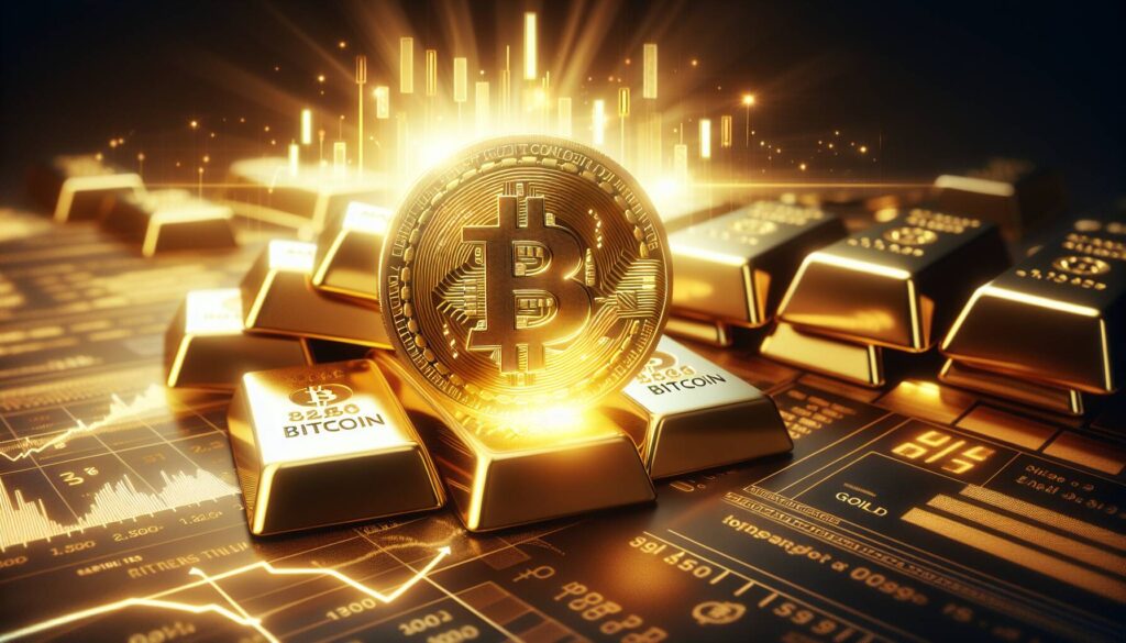 Bitcoin's rise as a competitor to gold