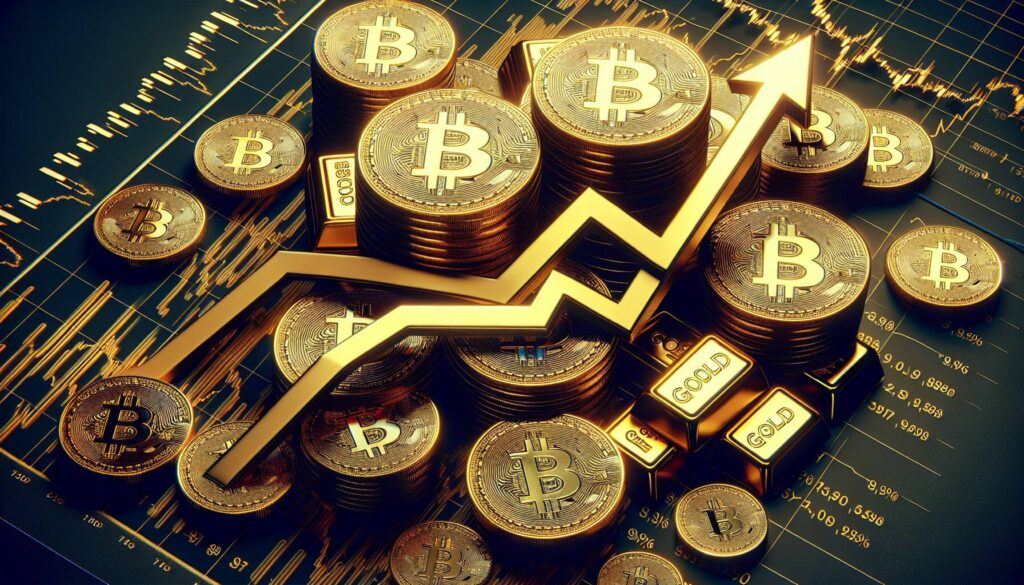 Bitcoin's stagnation amidst gold's rally