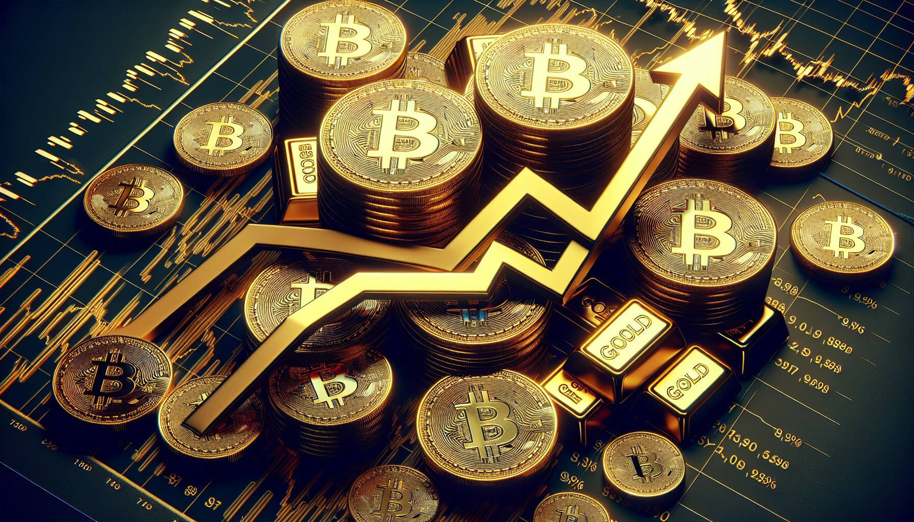 Bitcoin's stagnation amidst gold's rally