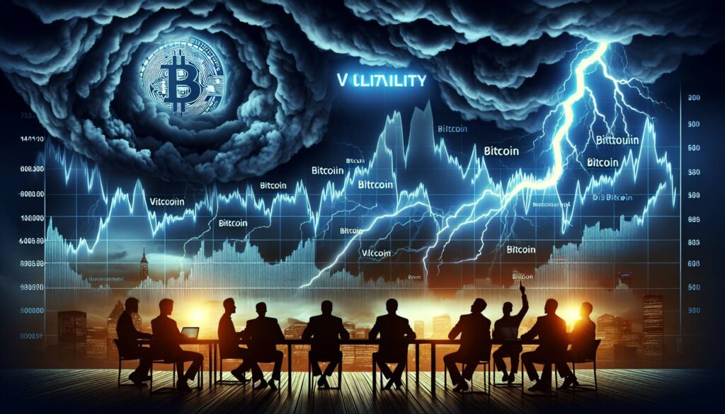 Bitcoin's volatility amid market caution