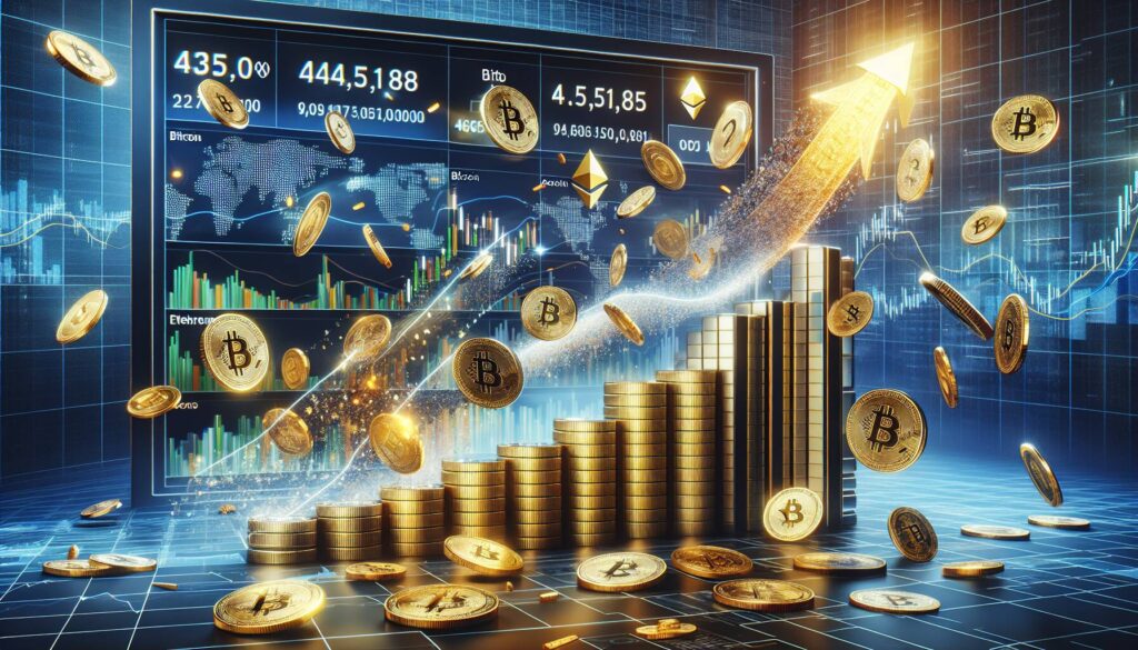 Crypto market surge amid economic uncertainty
