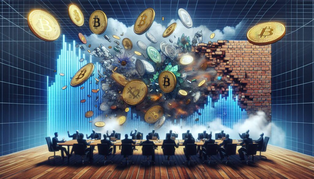 Crypto market turmoil following Trump's tariff announcement