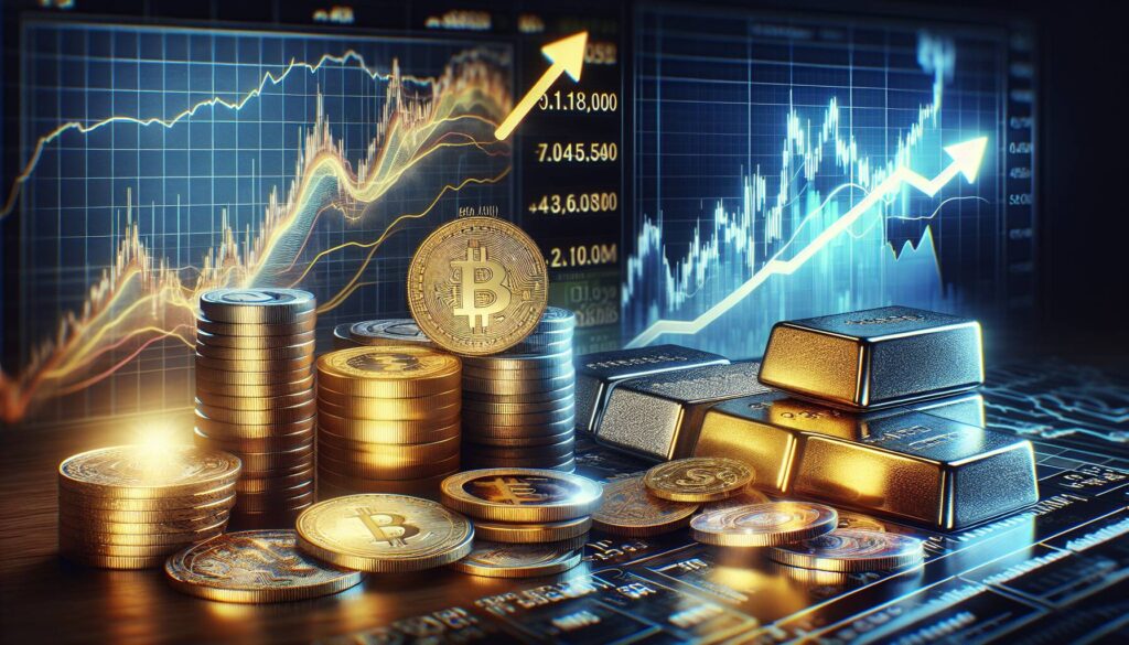 Cryptocurrencies lag behind equities and precious metals
