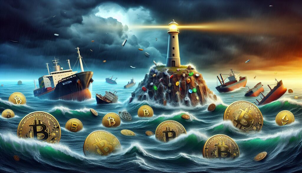 Cryptocurrency market turmoil and Bitcoin's relative resilience