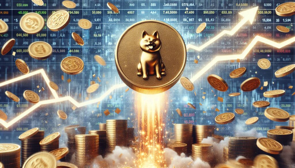 Dogecoin gains momentum in meme-coin market