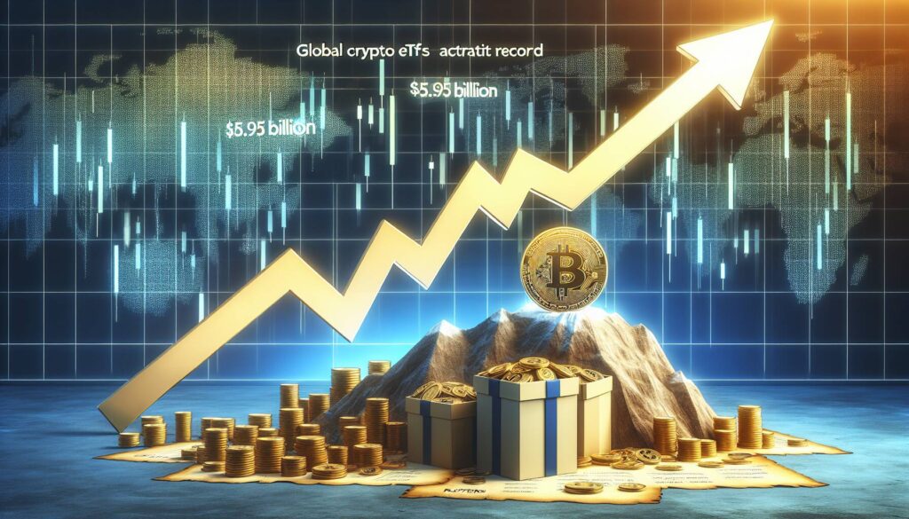 Global crypto ETFs attract record $5.95 billion as bitcoin scales new highs - Reuters