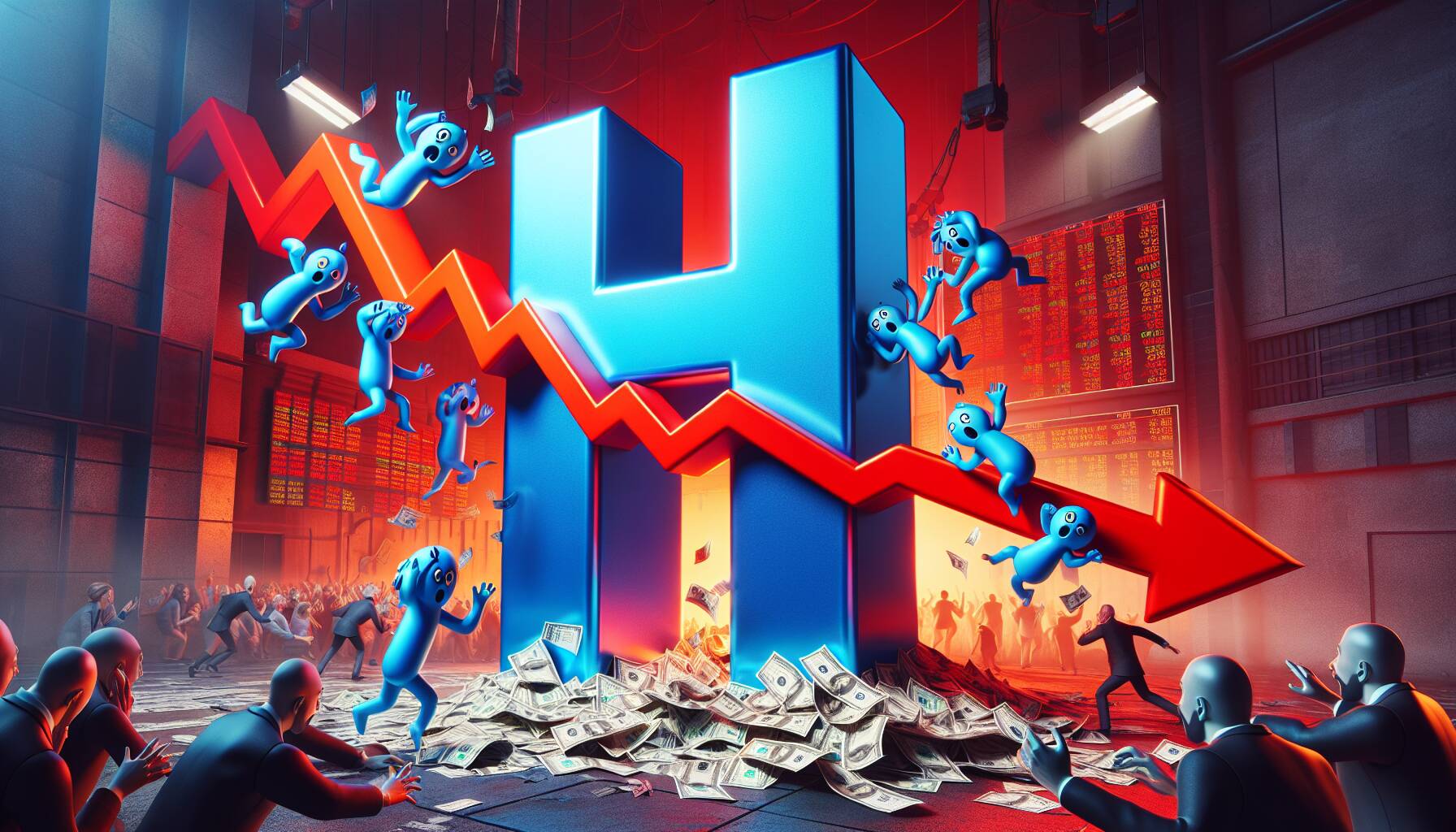 Hbar faces downward pressures amidst selling frenzy