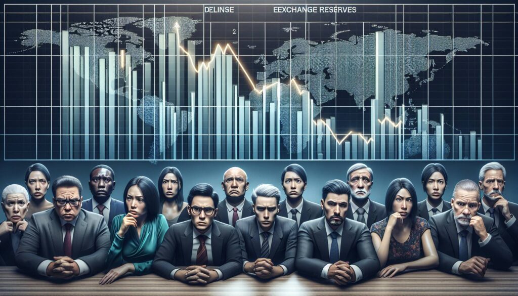 Impact of declining exchange reserves on investor sentiment