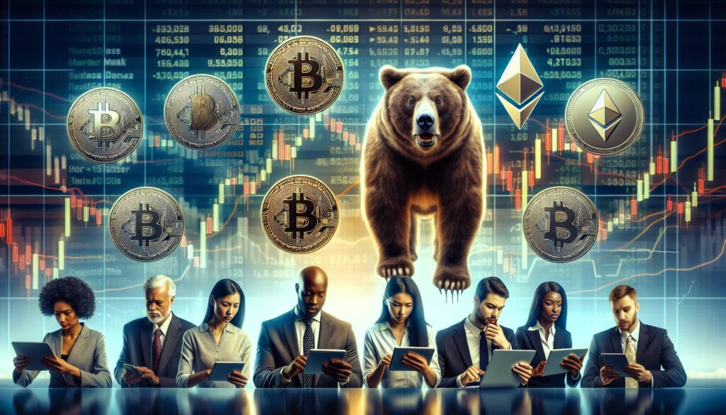 Market caution amidst potential cryptocurrency pullback