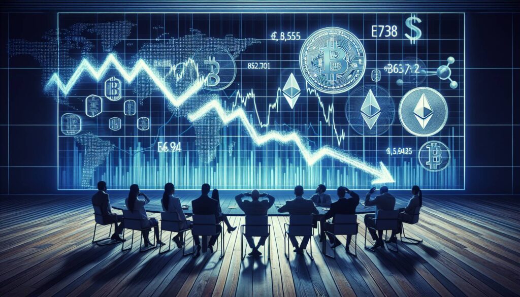Market dynamics amid cryptocurrency sell-off