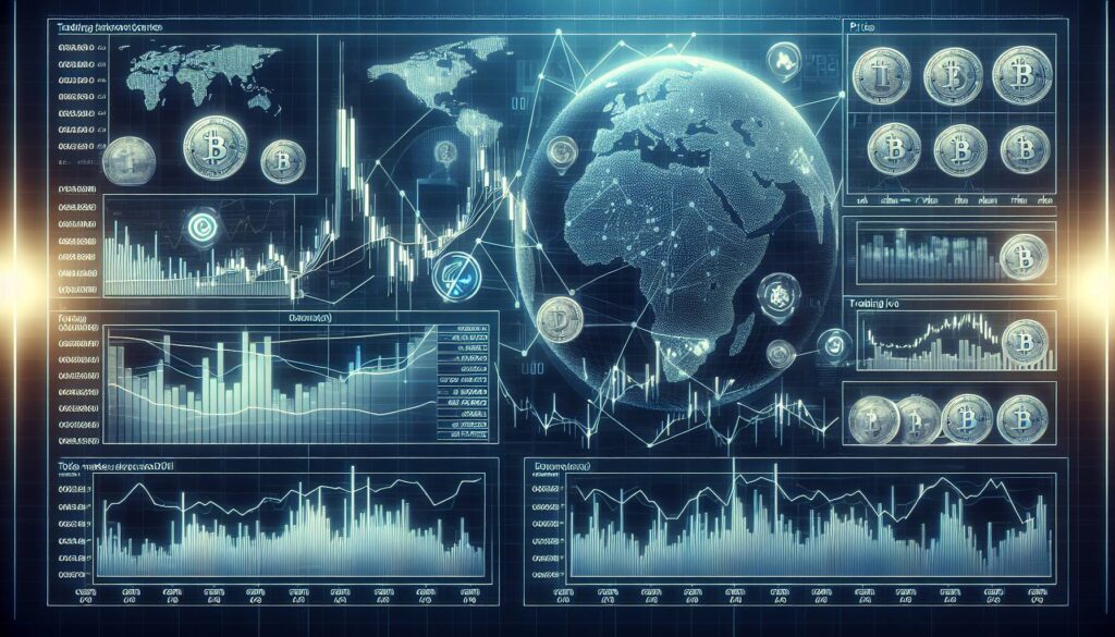 Market dynamics of token trading and key price levels