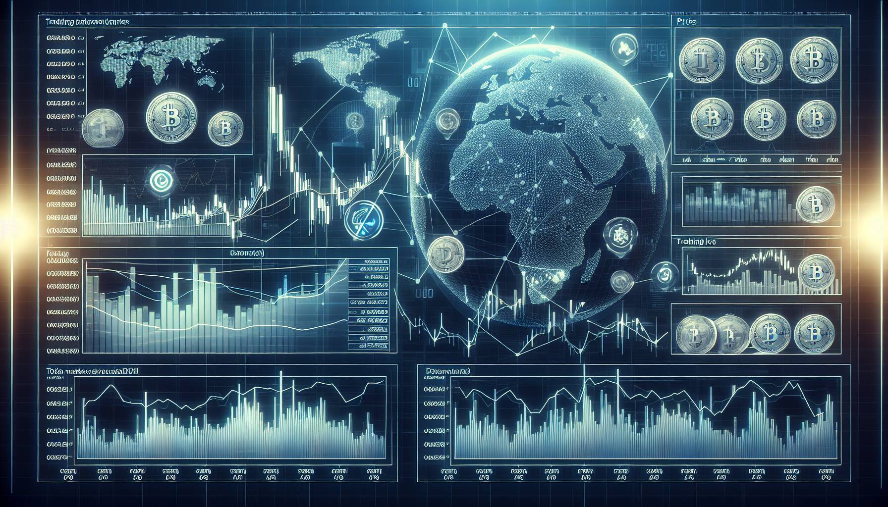 Market dynamics of token trading and key price levels