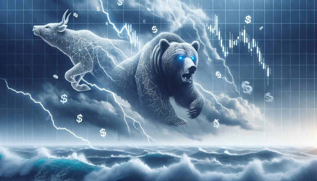 Market turbulence follows selloff below critical support level