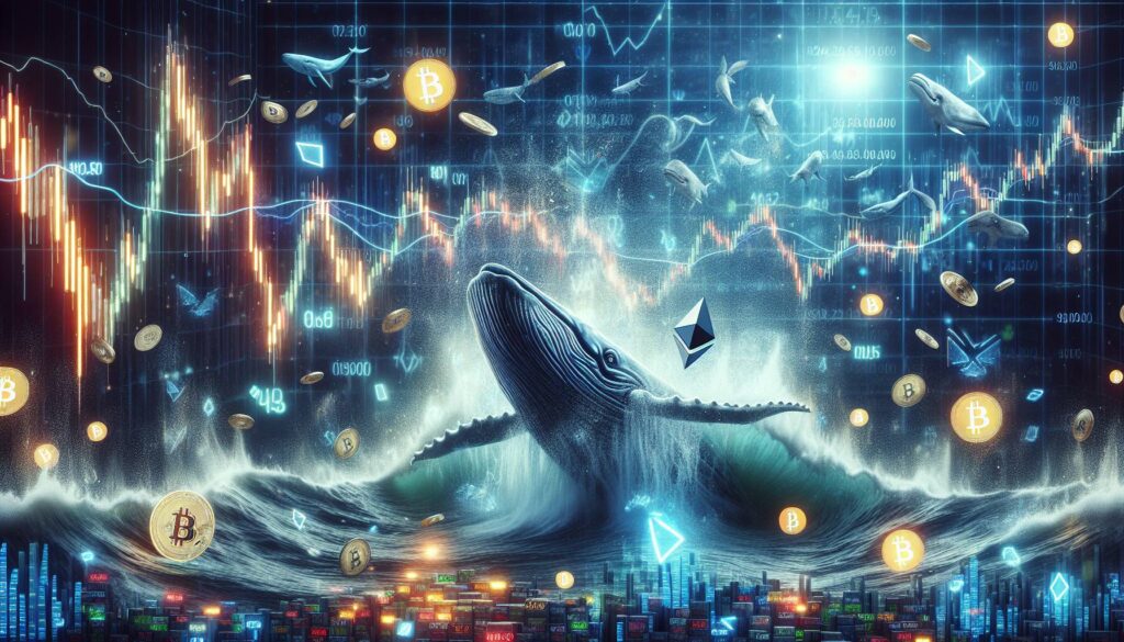 Market volatility and whale liquidations impact cryptocurrency trading