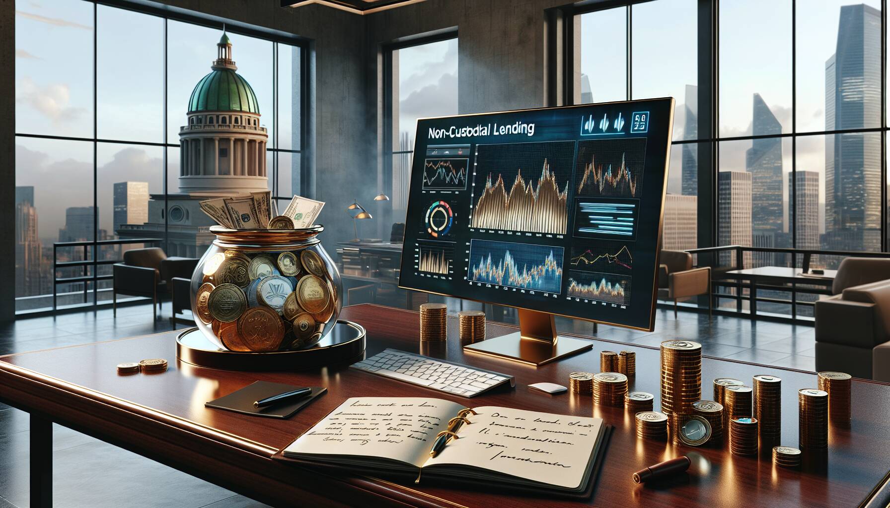 Non-custodial lending solution for institutions and high-net-worth individuals