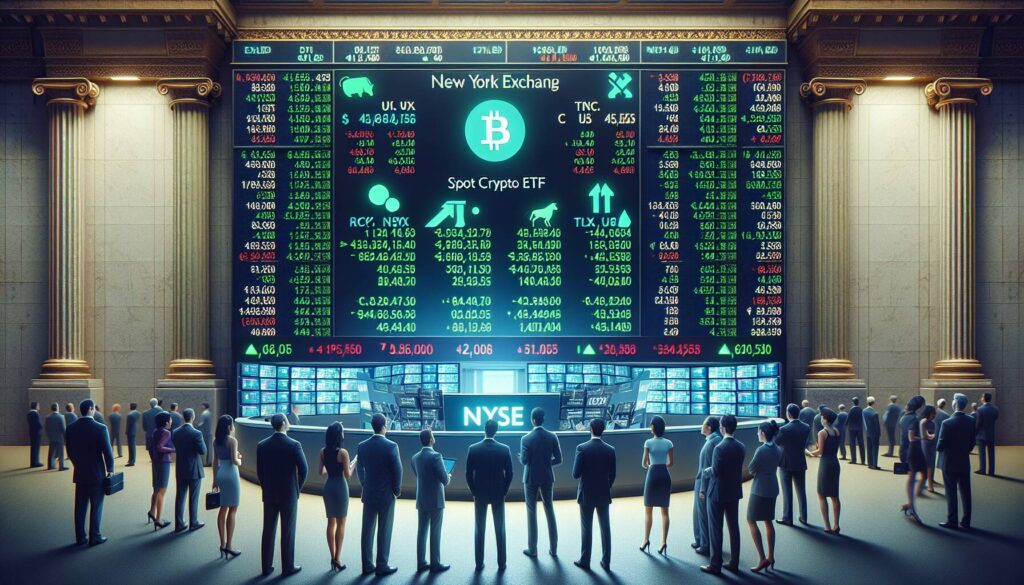 NYSE advances listings for new spot crypto ETFs