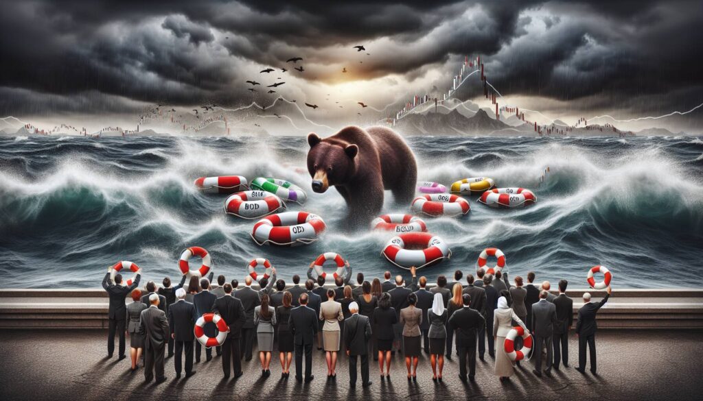 Risk-off sentiment drives demand for bonds amid S&P 500 declines