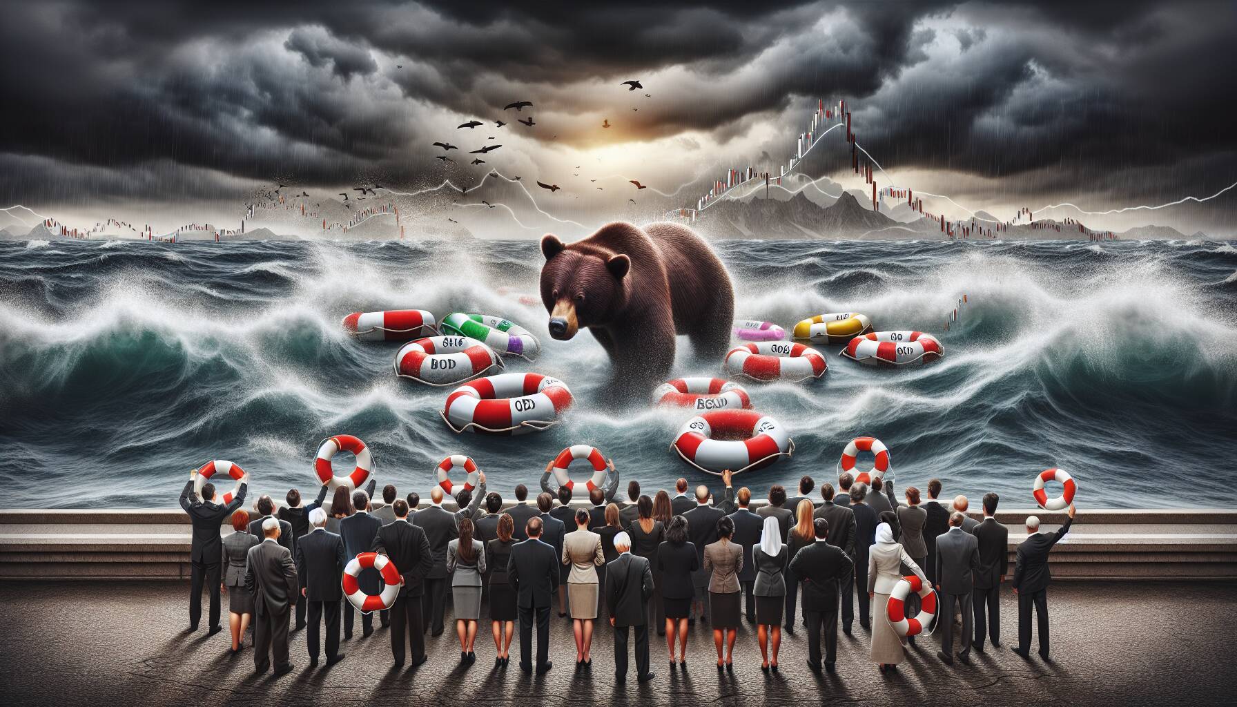 Risk-off sentiment drives demand for bonds amid S&P 500 declines