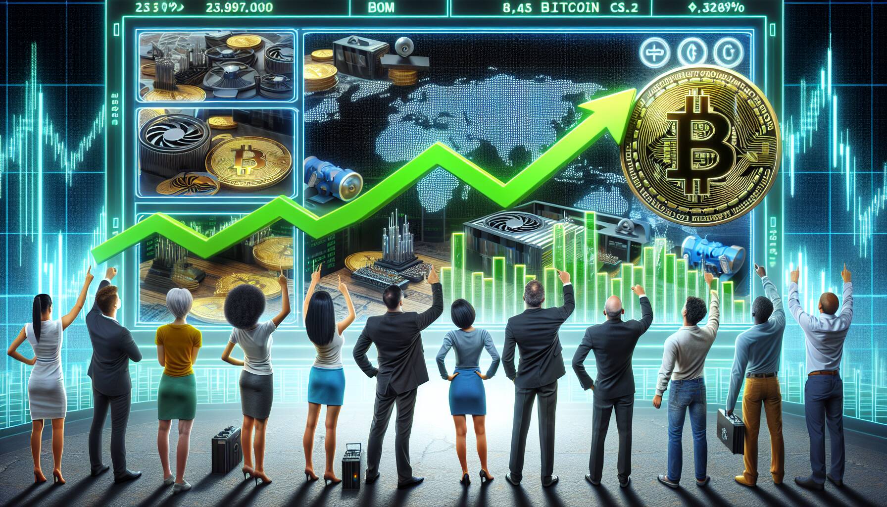 Surge in bitcoin miners market cap signals investor confidence