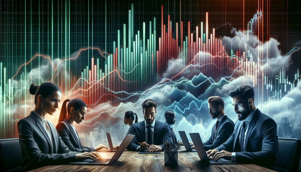 Surge in trading volume amid market volatility