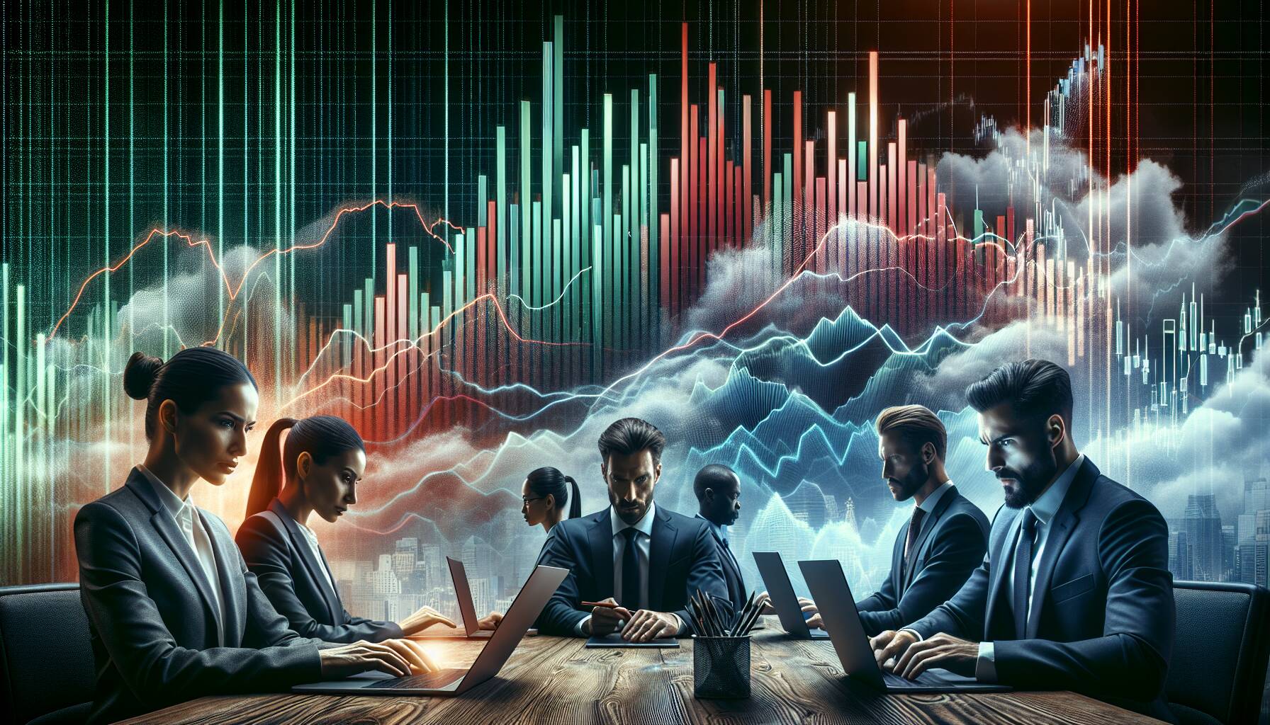 Surge in trading volume amid market volatility