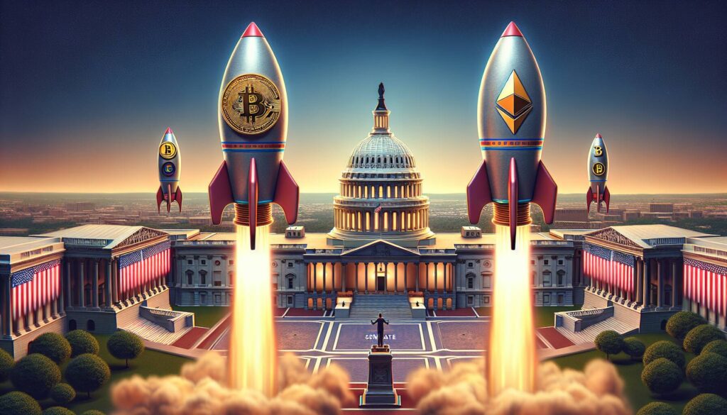 Bitcoin and Ethereum Surge as US Senate Advances Bill to End Government Shutdown