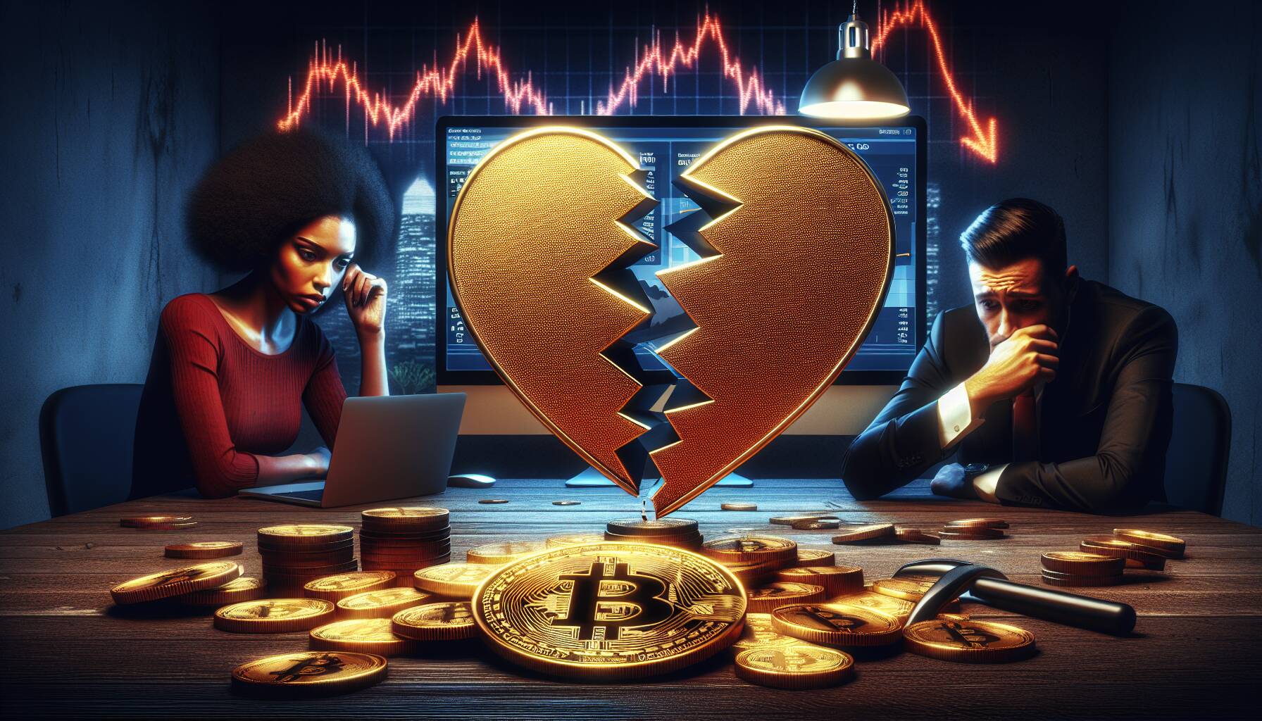 Bitcoin faces significant downturn amid weakening demand