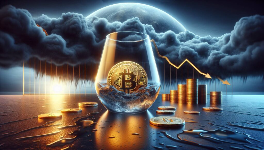 Bitcoin struggles as market downturn pressures investor confidence