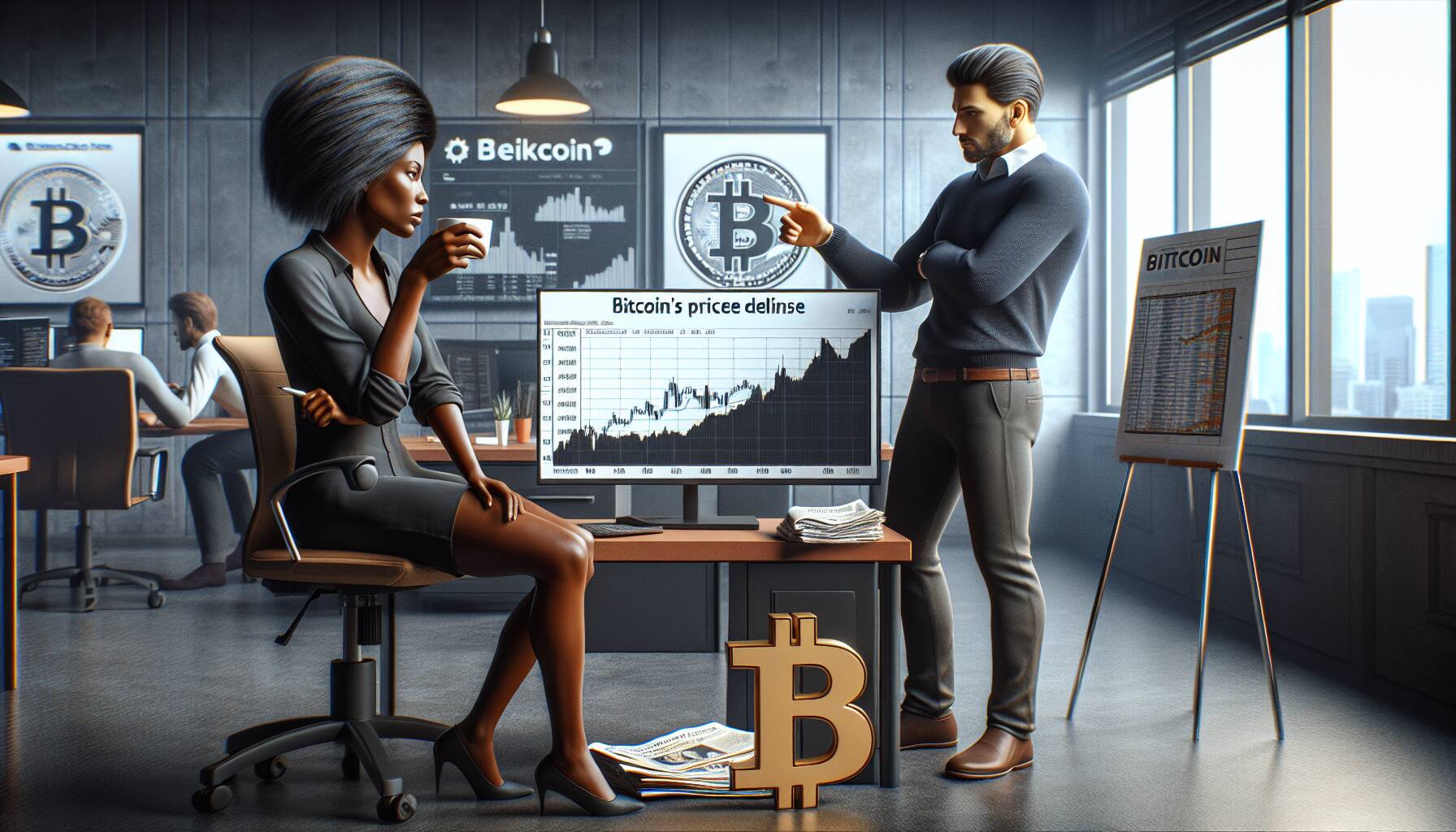 Bitcoin's price decline and its market implications