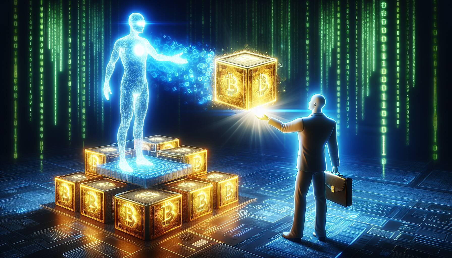 Blockchain as money for AI investment