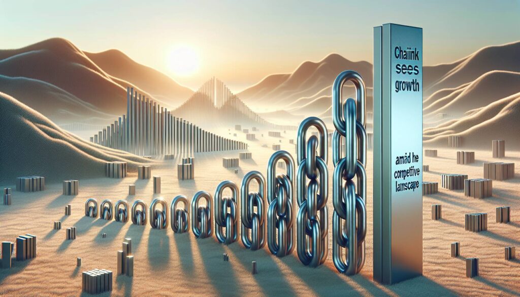 Chainlink sees notable growth amid competitive landscape