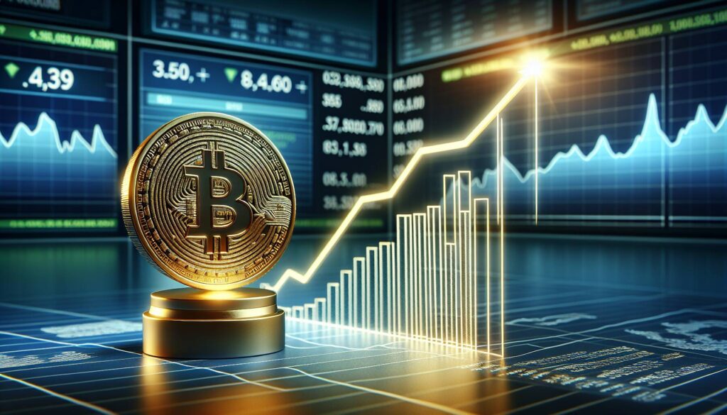 COIN's notable rise signals optimism in the cryptocurrency market