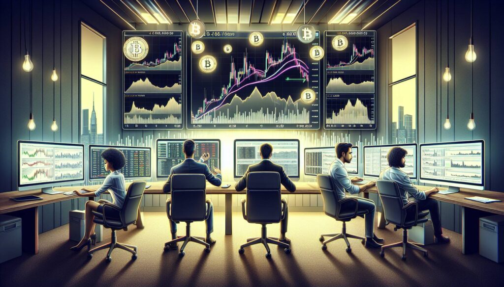 Crypto traders capitalize on short-term price movements