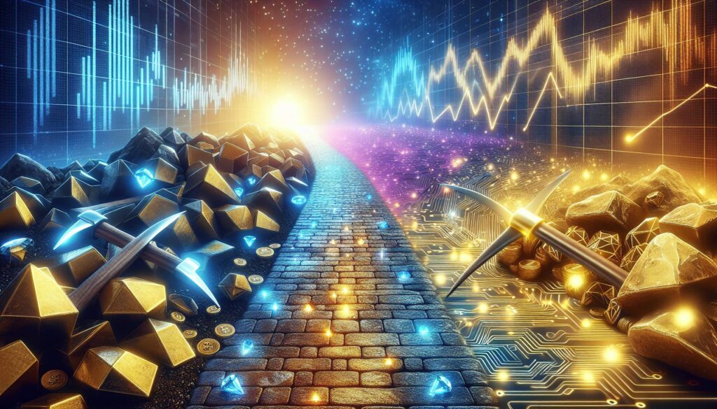 Diverging paths in cryptocurrency and precious metals