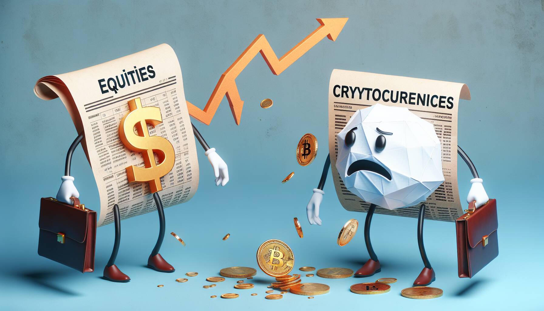 Equities rise as cryptocurrencies face profit-taking