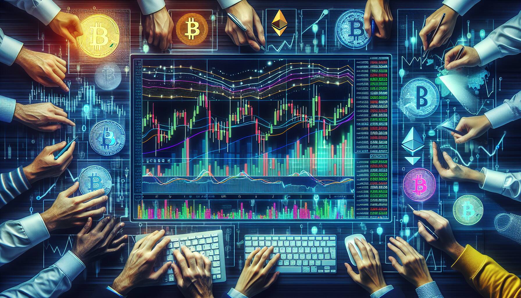 Major moving averages in cryptocurrency trading
