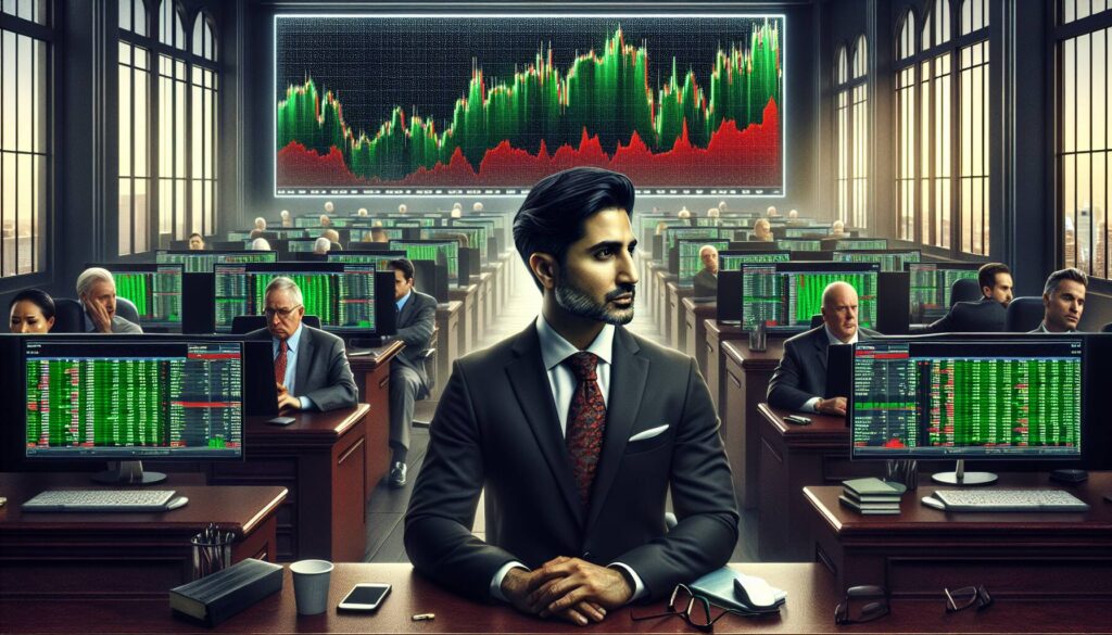 Market breakdown amidst institutional confidence