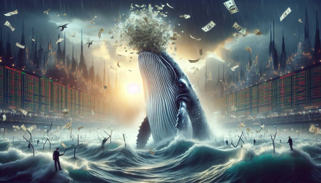 Market volatility driven by increasing whale selling activity