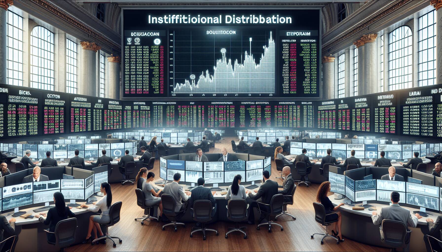 Surge in cryptocurrency trading volume indicates institutional distribution