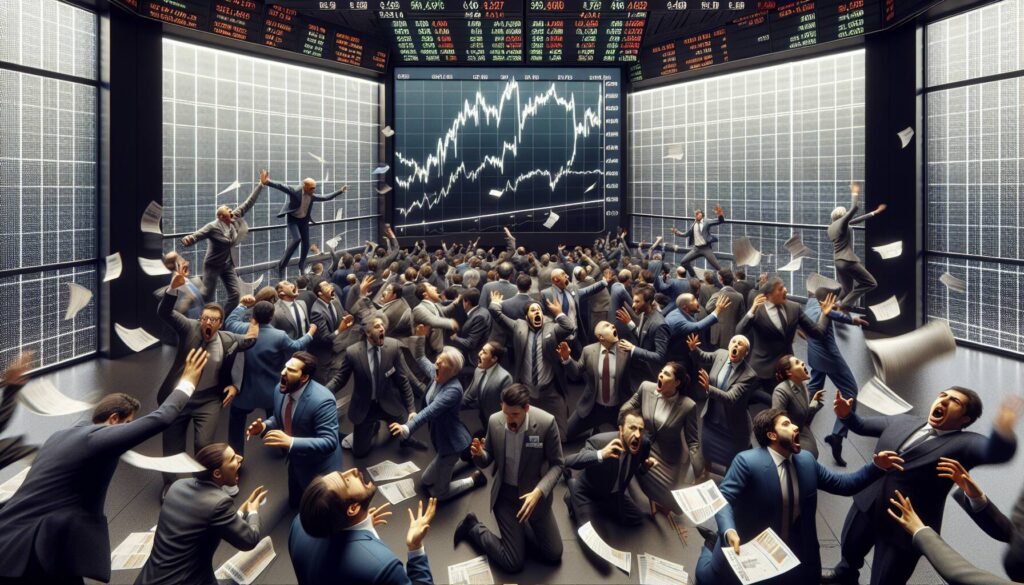 Surge in selling pressure triggers market turmoil