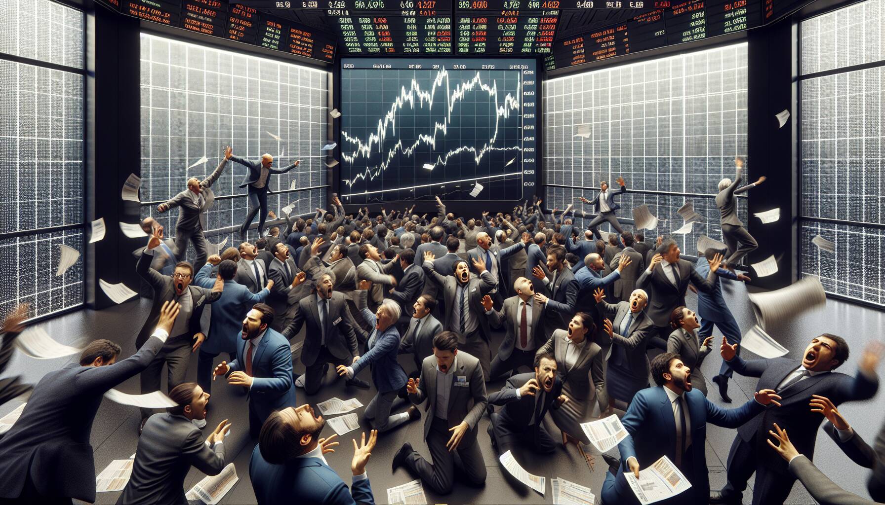 Surge in selling pressure triggers market turmoil