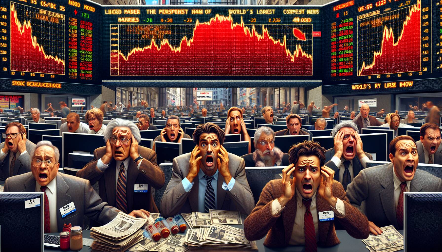 Wall Street in Extreme Fear as Stocks Plunge Again Amid Fears World's Biggest Company is a Dud - Daily Mail