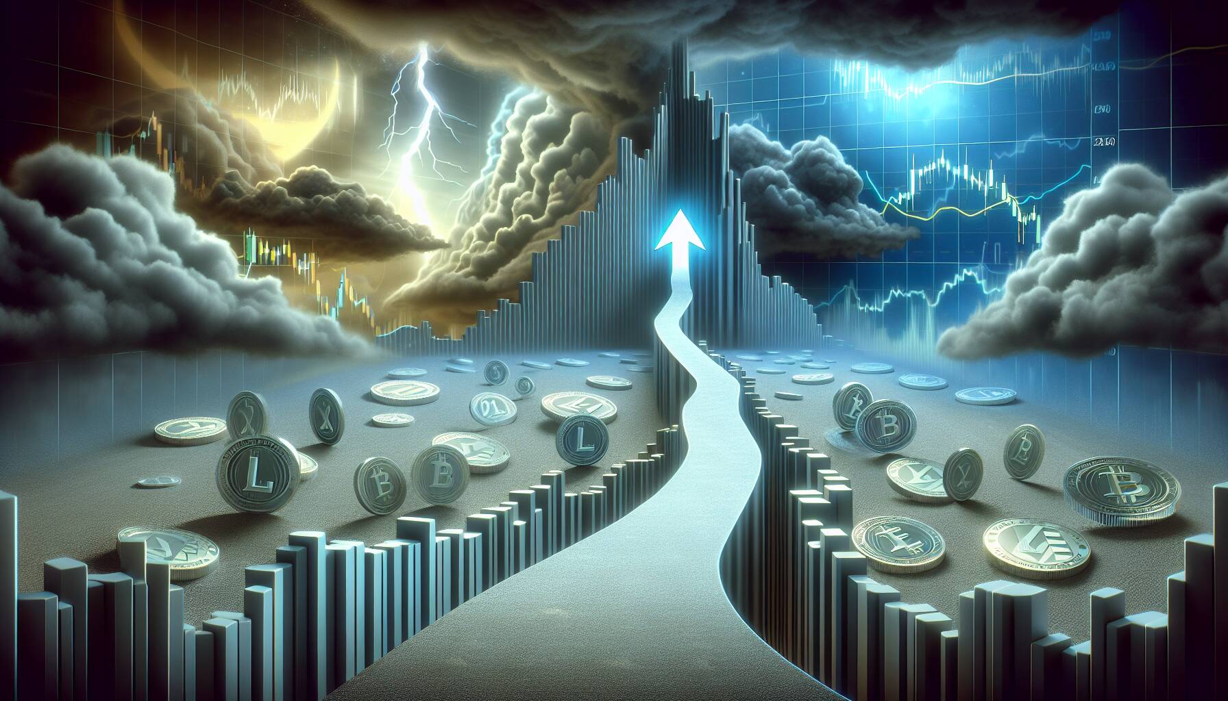 Xlm navigates a narrow trading range amid increased volatility