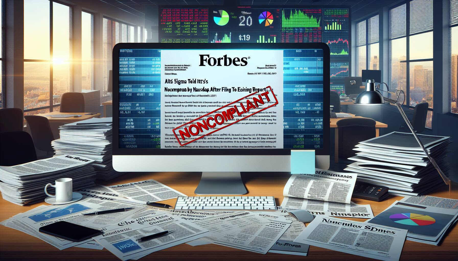 Alt5 Sigma Told It’s ’Noncompliant’ by Nasdaq After Failing To File Earnings Report - Forbes