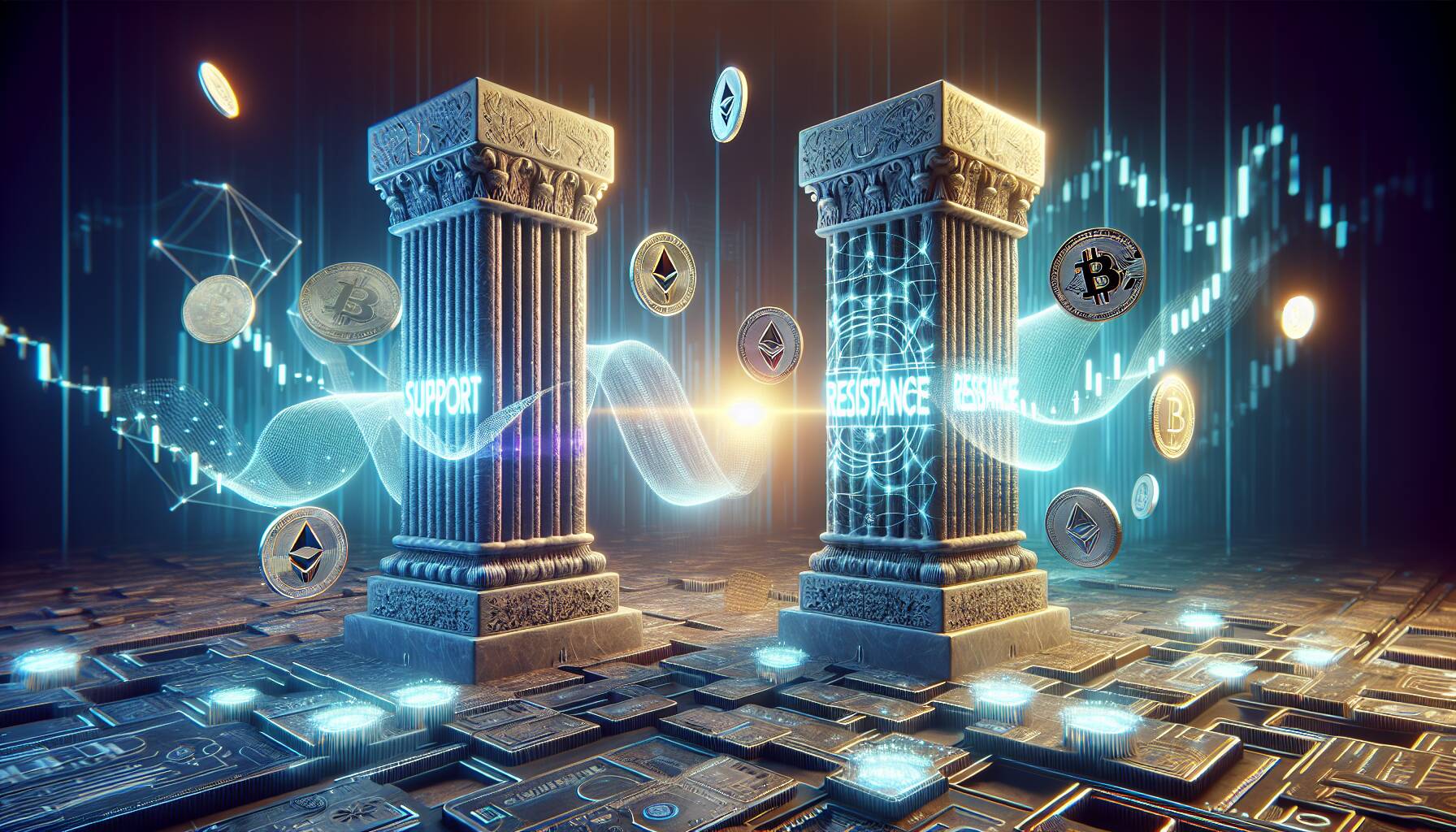 Analyzing cryptocurrency support and resistance dynamics