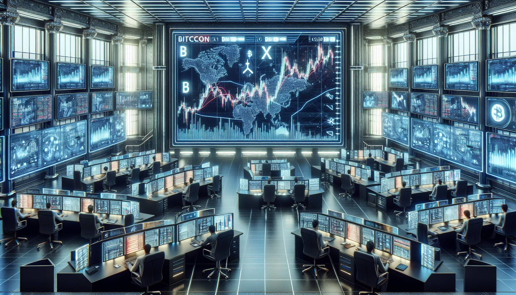 Bitcoin trading below value amid market volatility