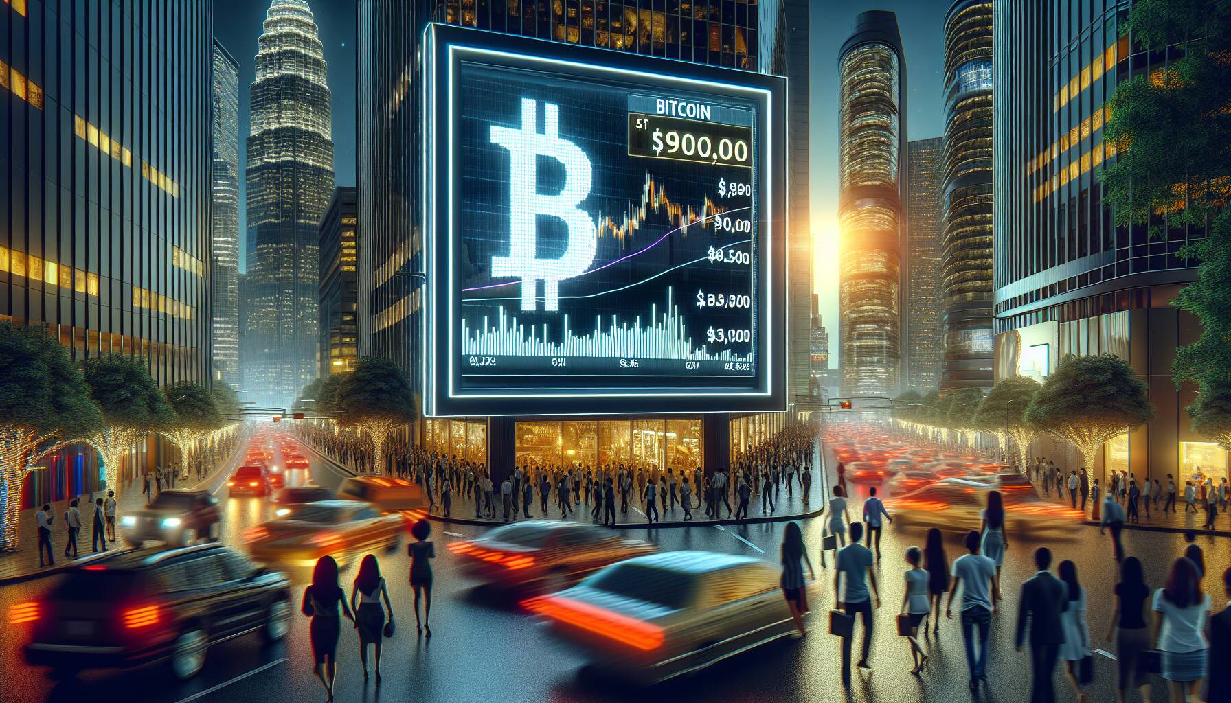 Bitcoin valuation approaches $90,000 amid market dynamics