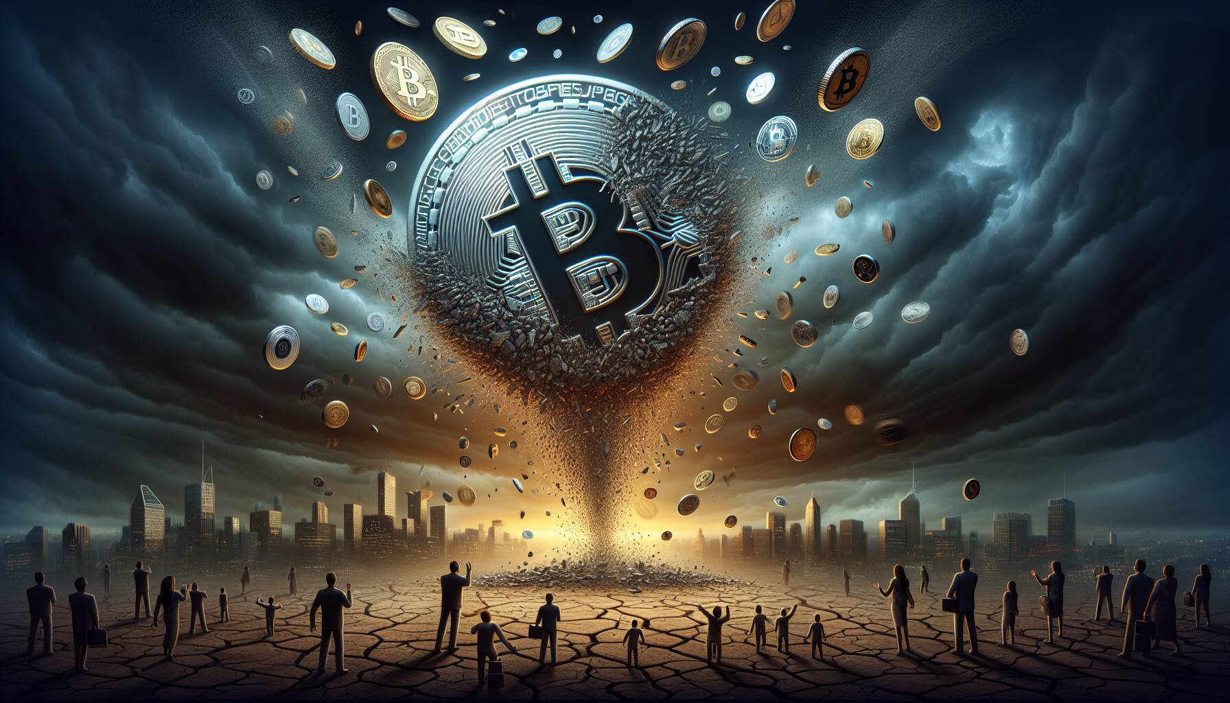 Bitcoin's decline affects the entire cryptocurrency market