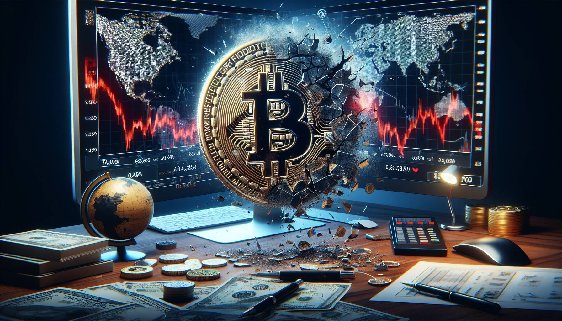 Bitcoin's decline and its impact on the cryptocurrency market